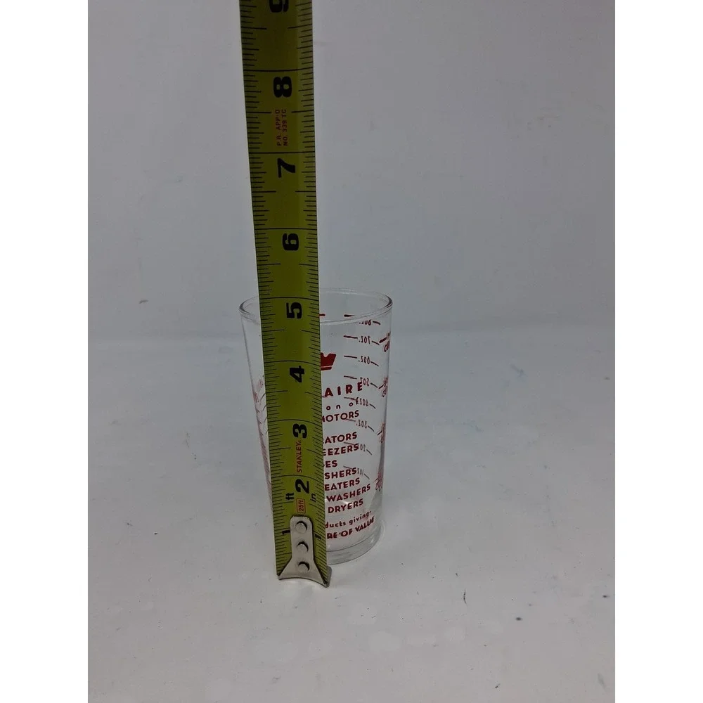 Vintage Frigidaire 50'S Promotional Measuring Cup Ounces Pint Tablespoons